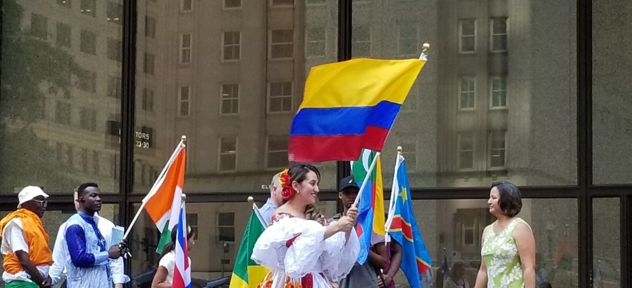 Consulado de Colombia acompañó la celebración del día de la Paz 