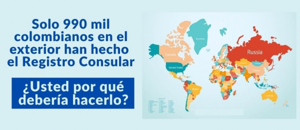 De los 5 millones de colombianos que se estima hay en el exterior, solo 990 mil están registrados en los consulados de Colombia ¿Por qué es preocupante?